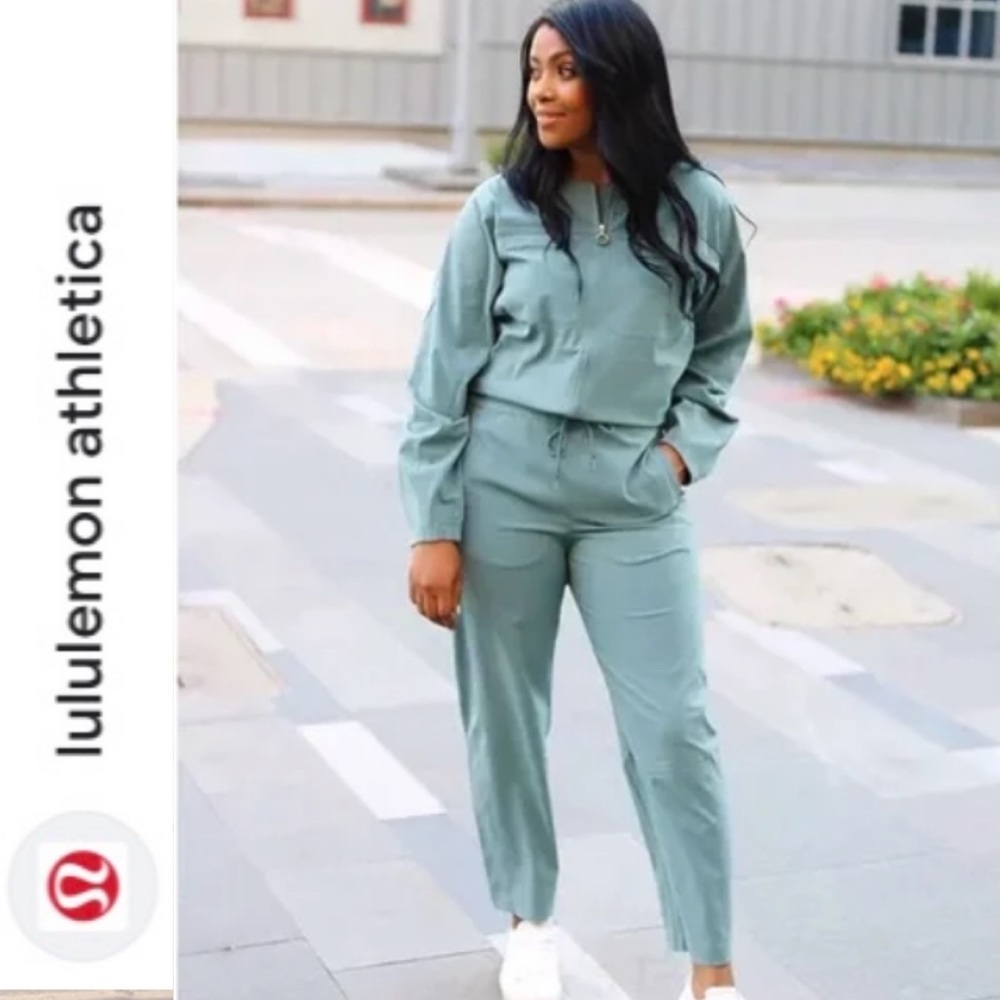 NWT Lululemon Ventlight Zippered Jumpsuit in Tidewater Teal 6